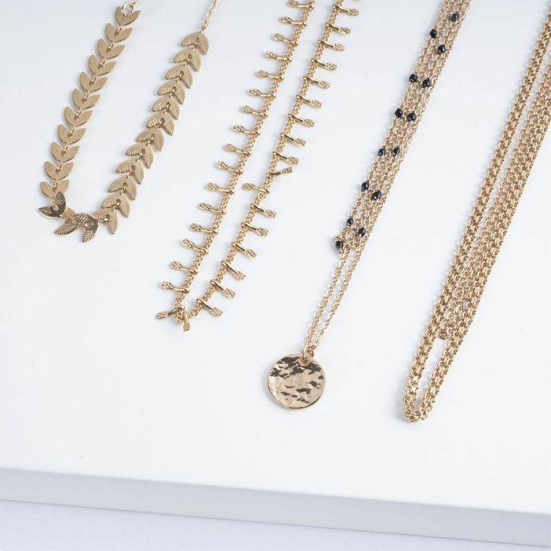 Bougie Bijou Collier doré - Parfum Pain d'épices - 40h