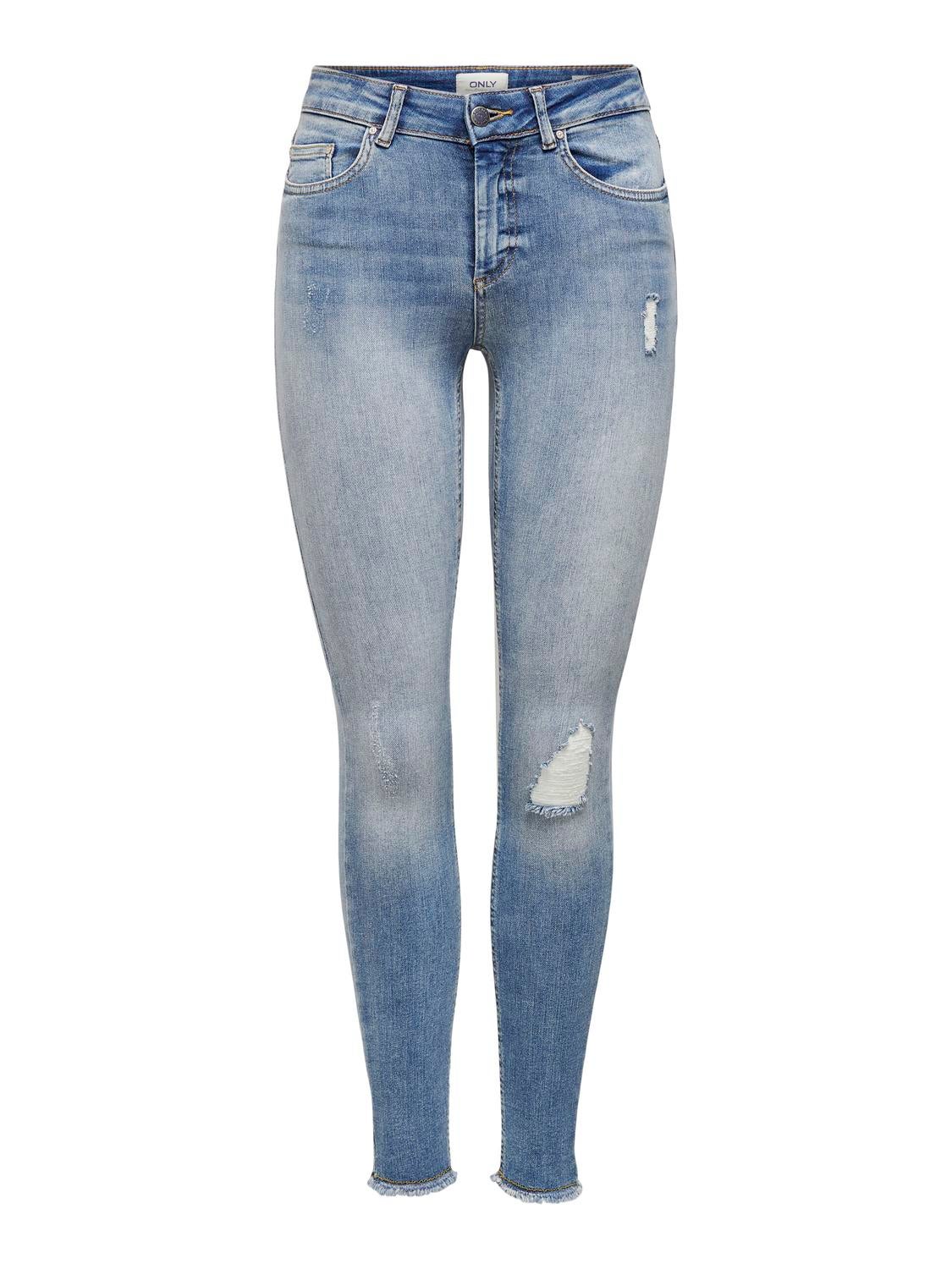 ONLBLUSH Mittlere Taille Skinny Fit Jeans Light Blue Denim