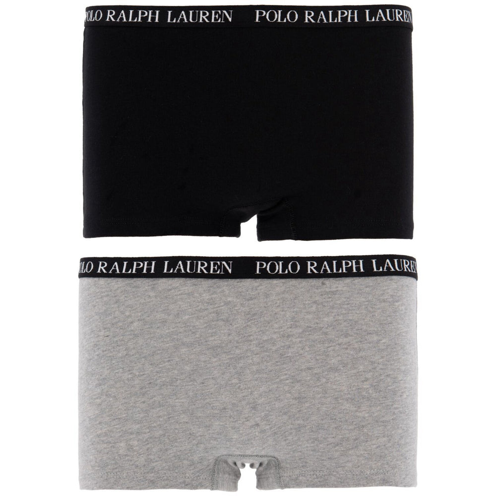 Køb Polo Ralph Lauren Polo Black Solid 2 Pack Girls Boyshort Hipsters