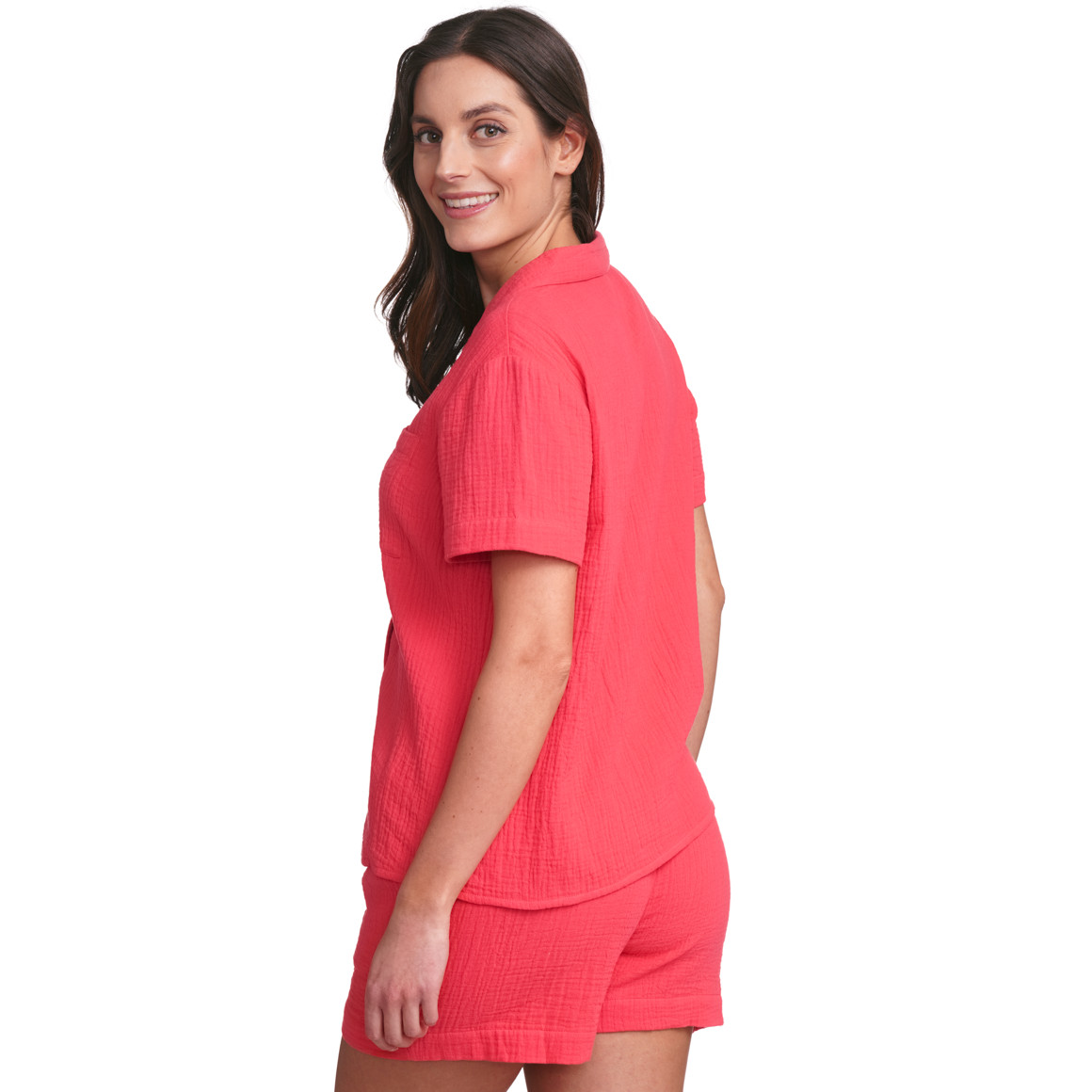 Gina Benotti Damen Musselin-Shorty hellrot