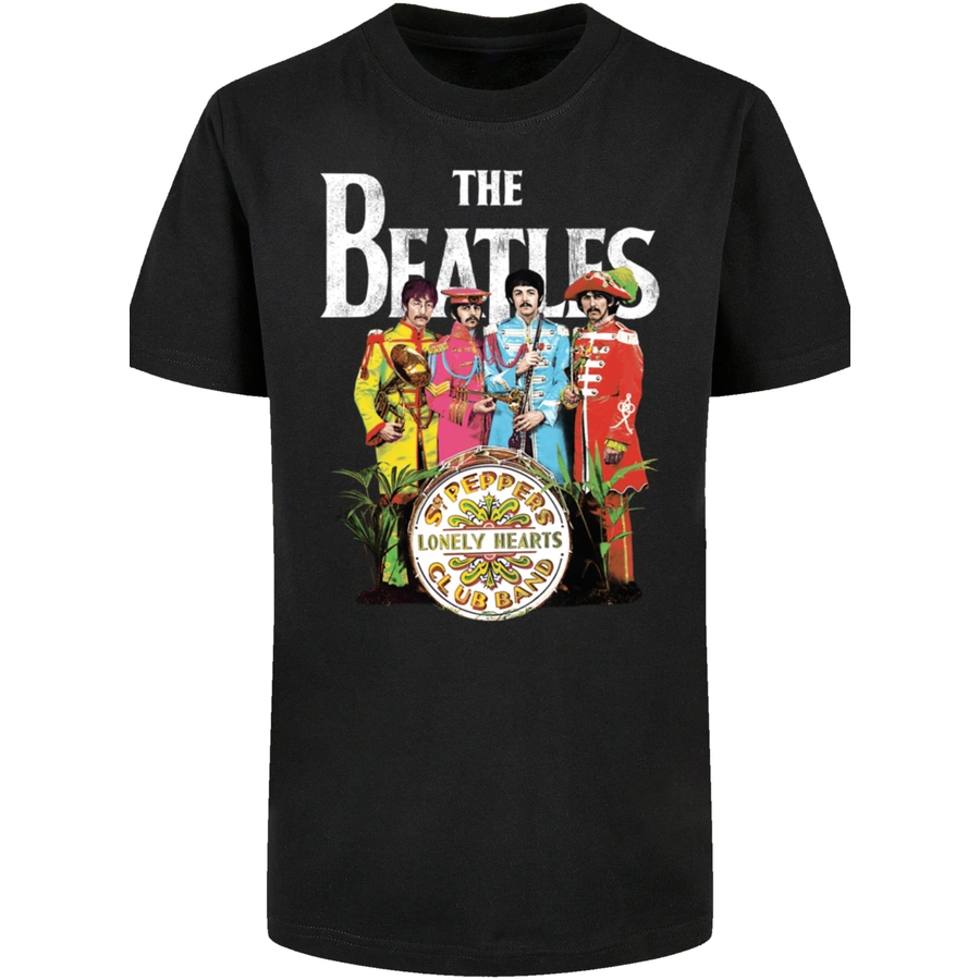 F4NT4STIC Basic Kids Tee The Beatles Sgt Pepper schwarz