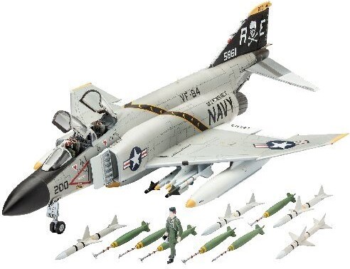 Revell - F-4J Phantom II Modelfly Byggesæt - Level 3 - 03941