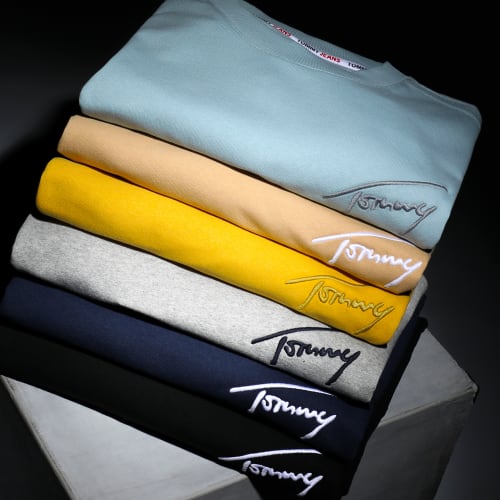 Sweat Crewneck Tommy Signature 5206 Beige