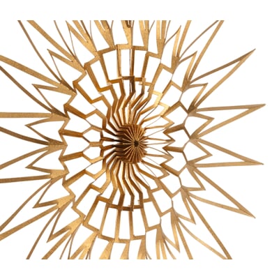 Stern Scherenschnitt, Goldfarben, 15 cm