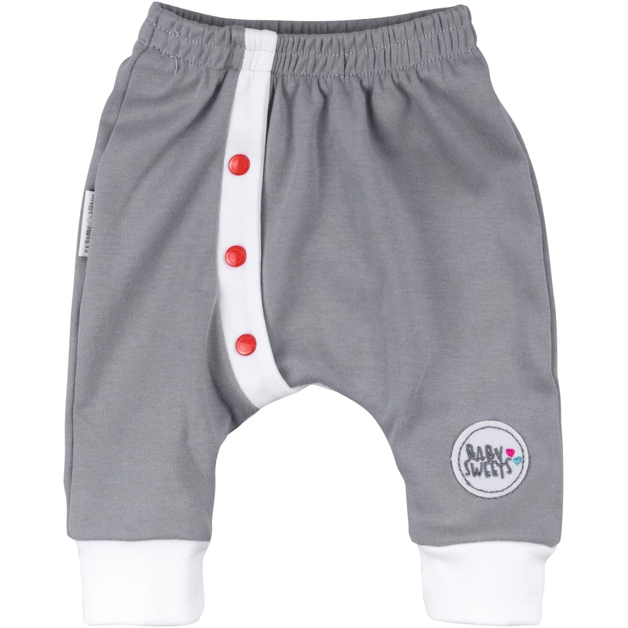 Baby Sweets 2tlg Set Shirt + Hose I love Mama & Papa weiß grau