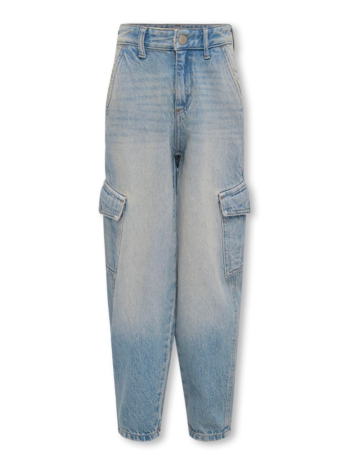 KOGPERNILLE Ballon Schnitt Jeans Light Blue Denim
