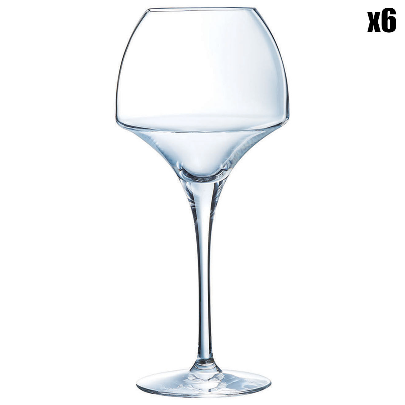 Chef & Sommelier 6 Verres à pied Open Up transparents - 47 cl