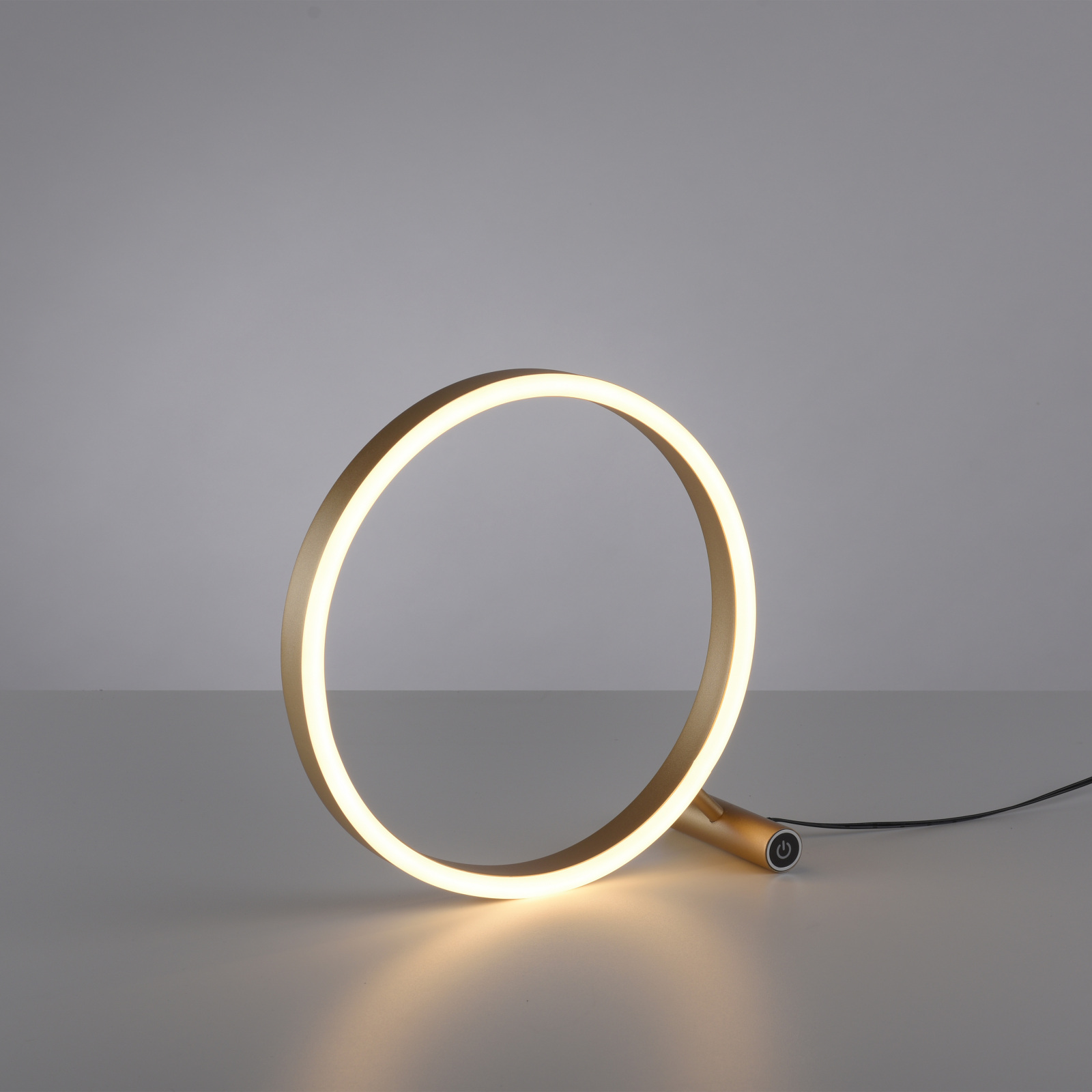 LED-Tischleuchte - Messing matt - 3-Stufen Touchdimmer