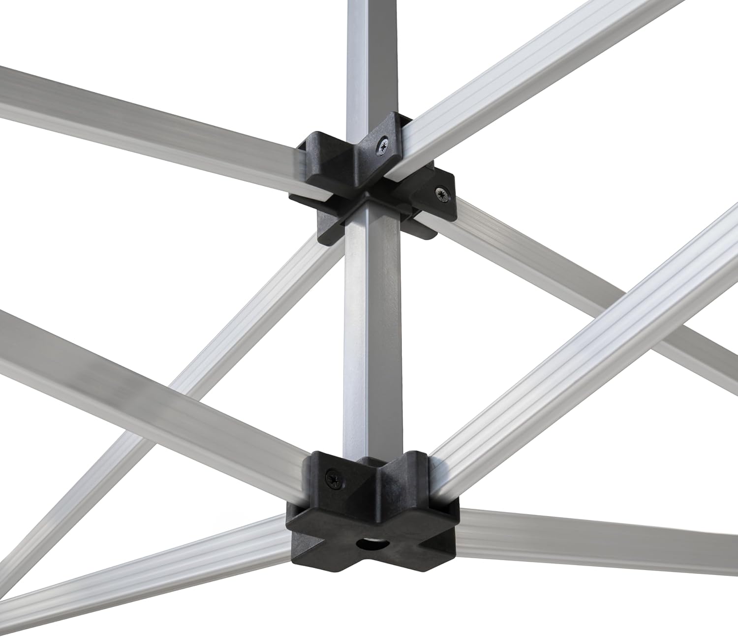 TOOLPORT Faltzelt Professional 3x6 m - mit 4 Seitenteilen (Panoramafenster) Faltpavillon ALU Pavillon Partyzelt schwarz