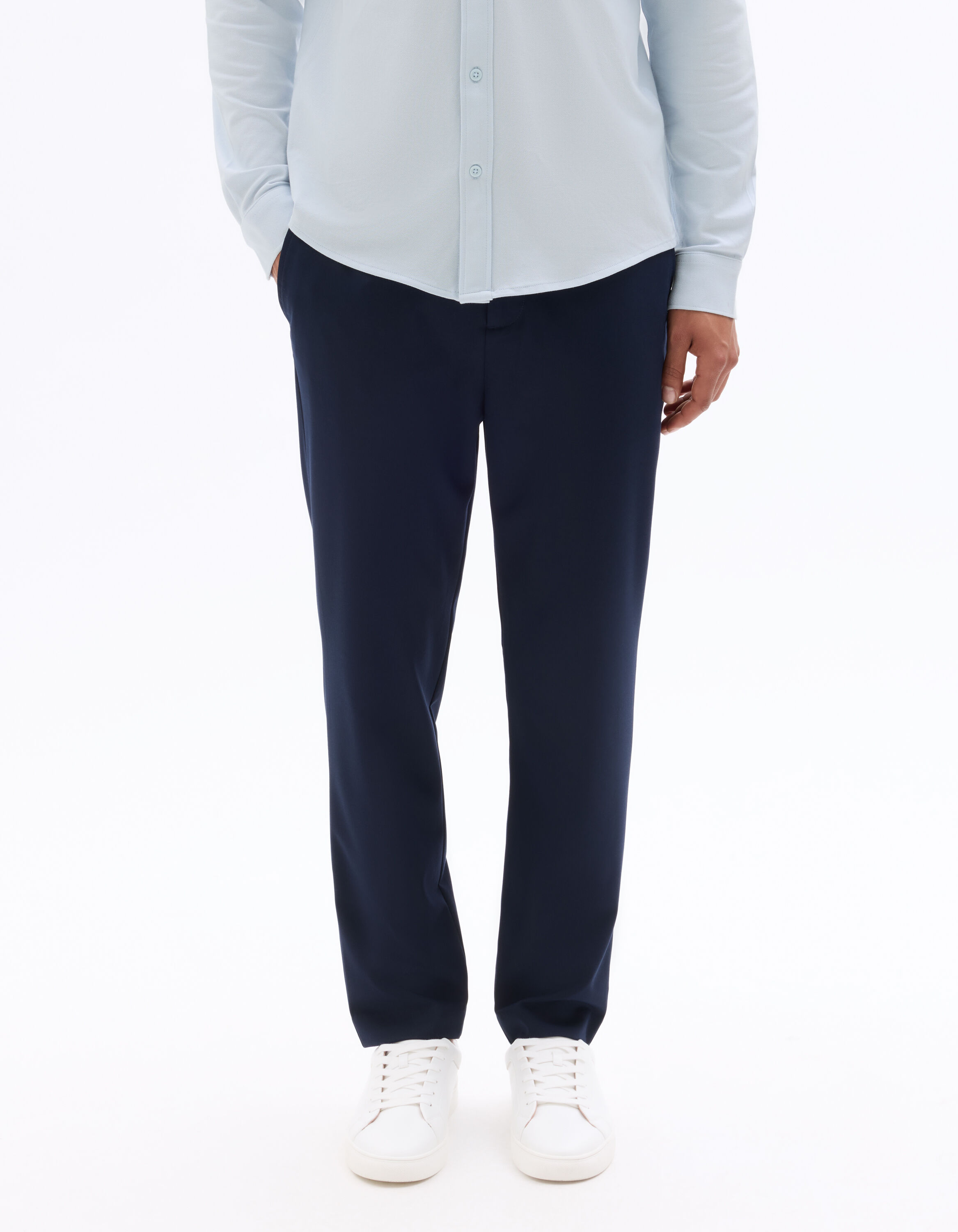 Pantalon 24H slim stretch 7/8e - marine
