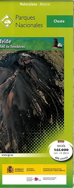 PN TEIDE RED DE SENDEROS 1.25.000