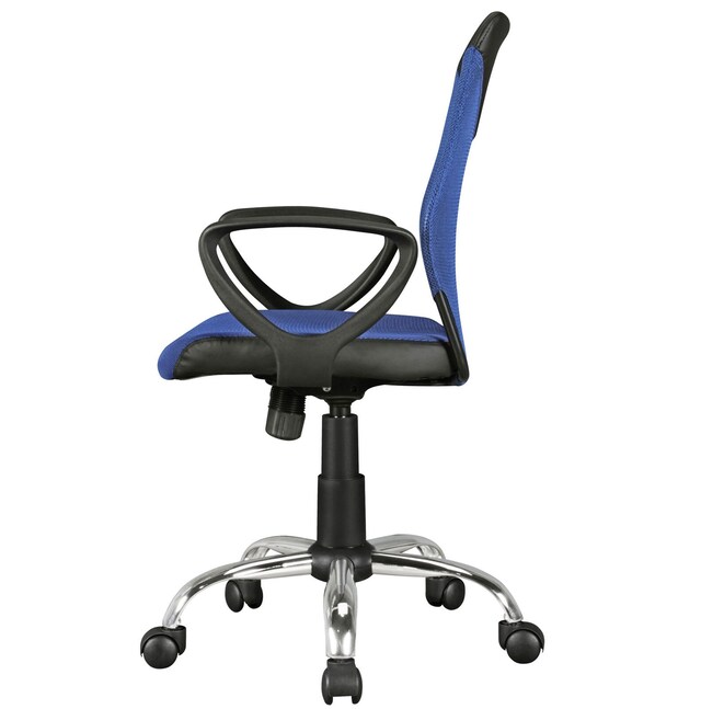 Schreibtischstuhl Mesh Schwarz/ Blau