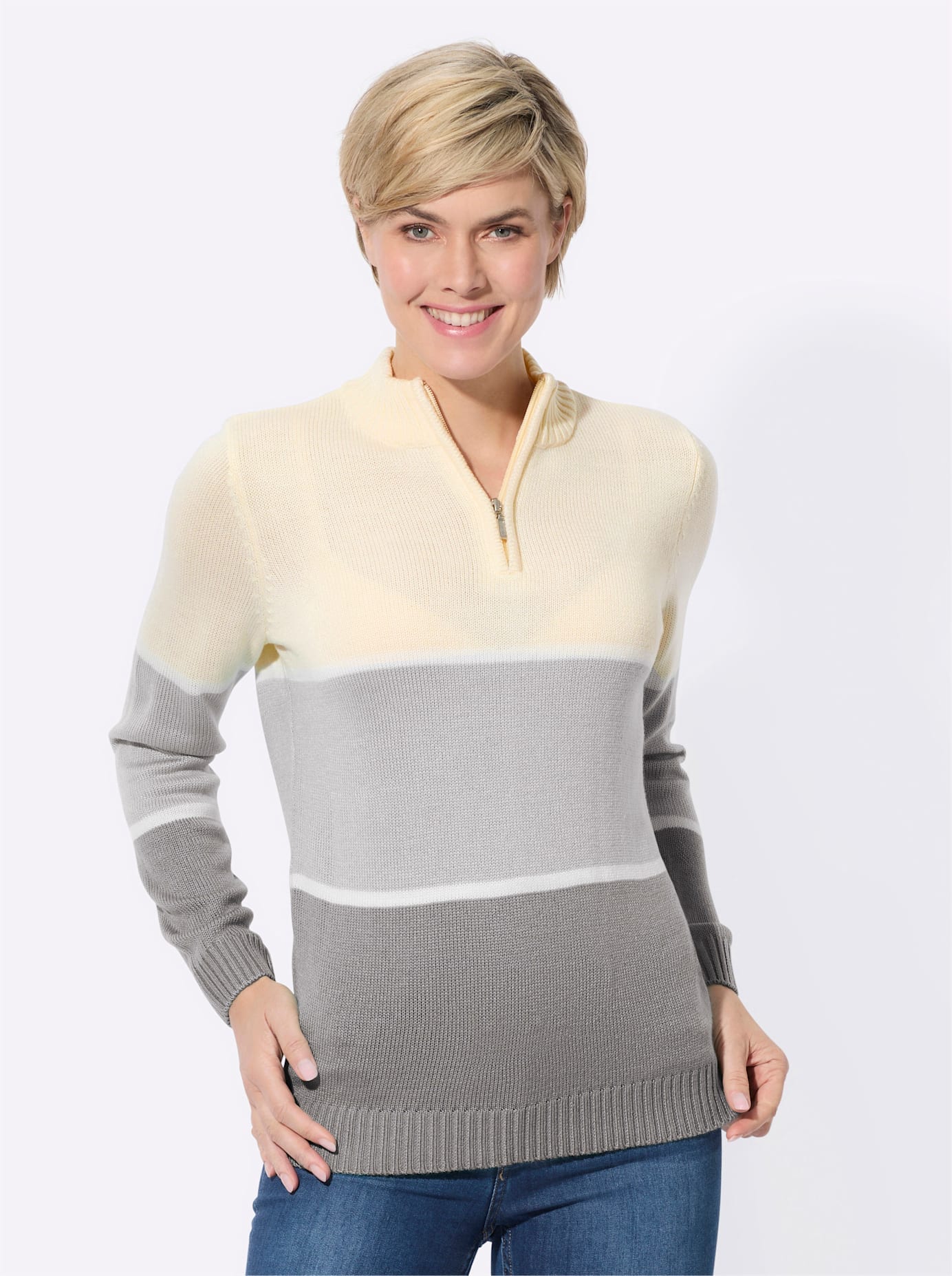 Classic Basics Stehkragenpullover »Pullover«