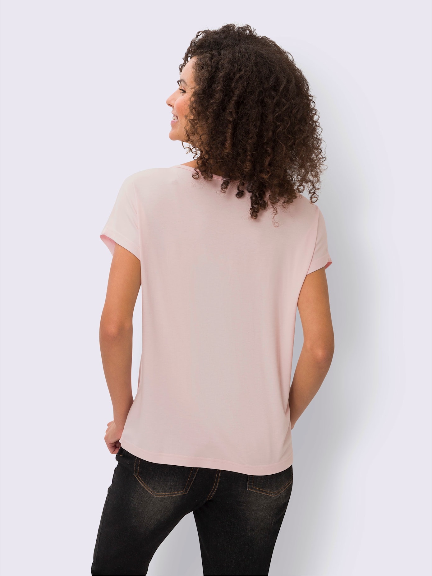 T-shirt imprimé floral devant