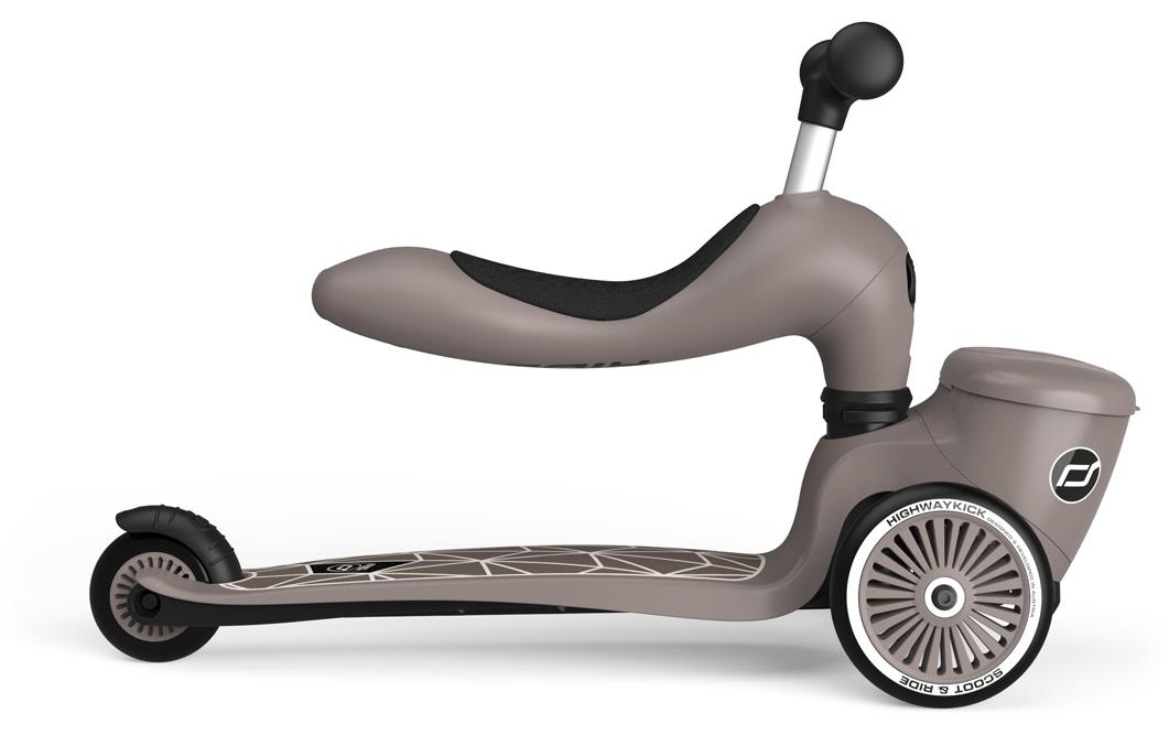 Scooter Brown lines BraunScooter mit Sitz