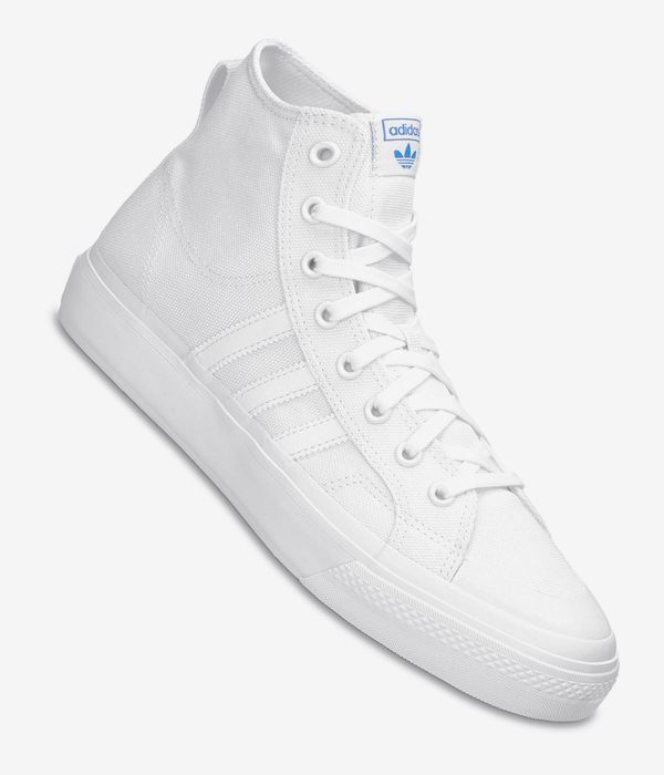 adidas Skateboarding Nizza Hi ADV Schuh (white white bluebird)