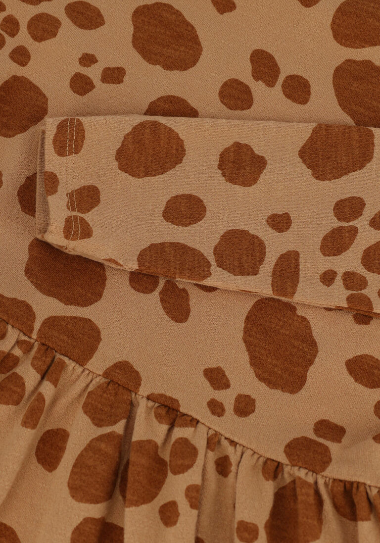 L\u00D6TIEKIDS beige l&ouml;tiekids mini jurk w22-54-39