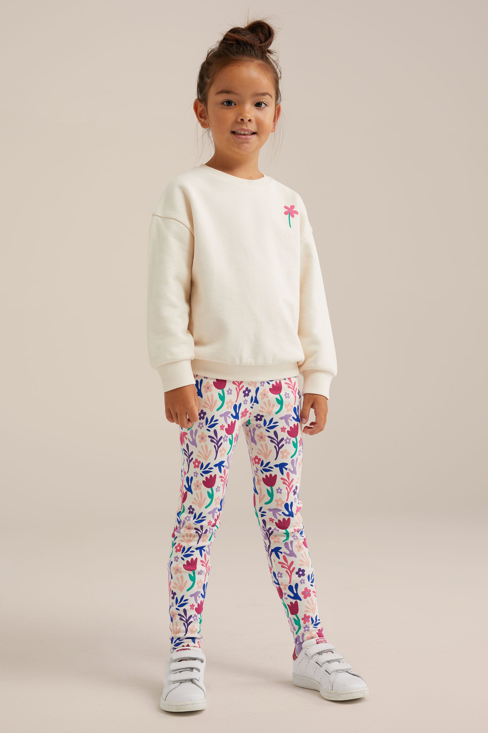 Meisjes legging met dessin WE Fashion Multikleur