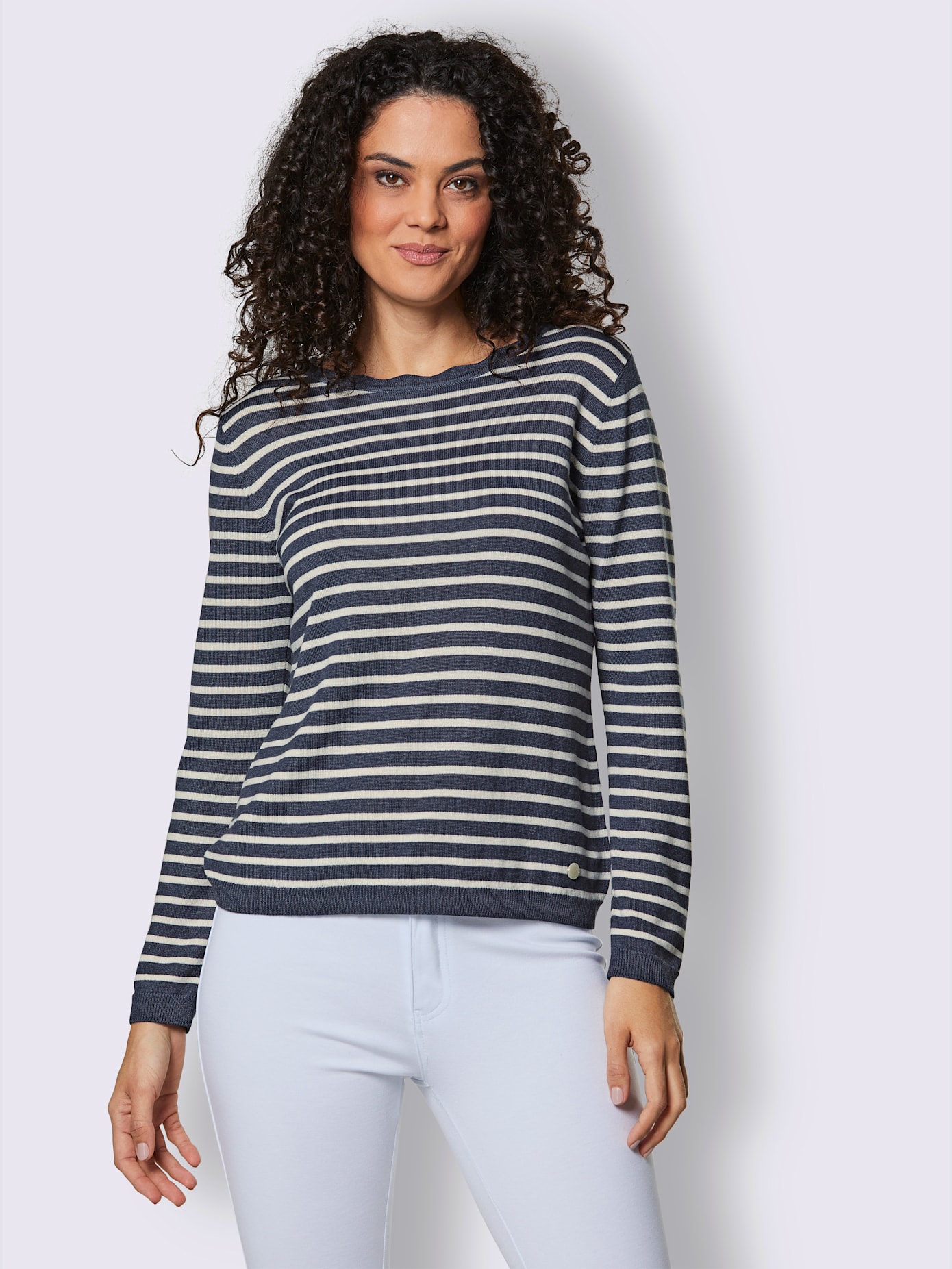 Pull en mérinos et viscose 30% laine vierge (mérinos)