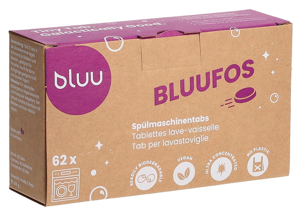 BLUU bluufos Spülmaschinentabs Tabs Btl 62 Stk