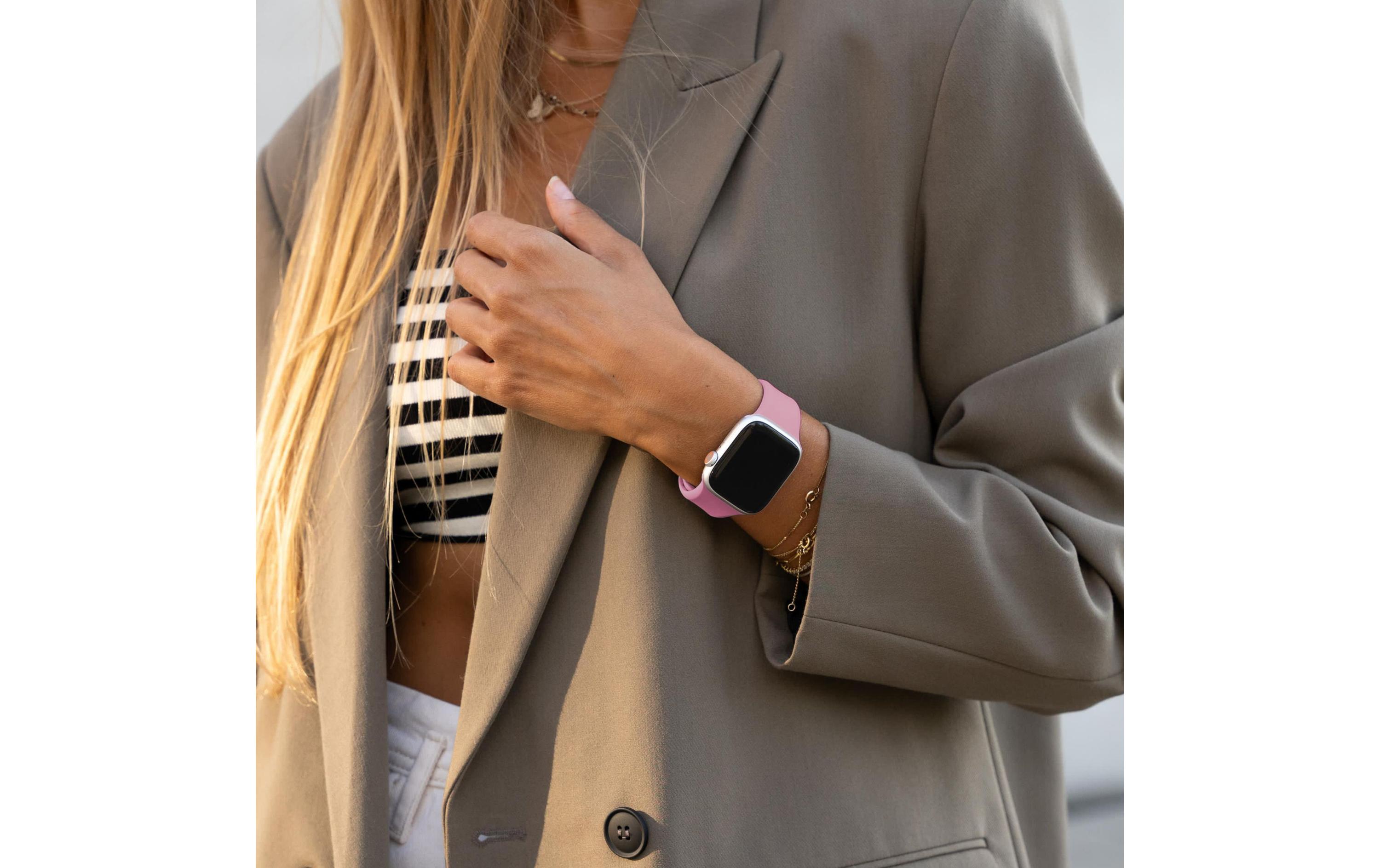 Classic Band 2 Apple Watch 42/44/45/49 Cherry BlossomArmband für Apple Watch 42/44/45/49 mm
