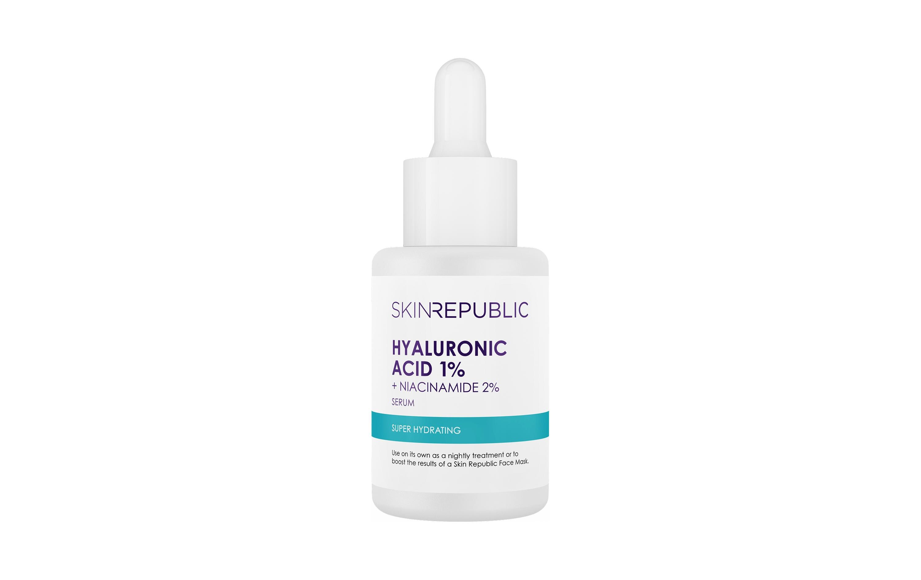 Gesichtsserum Hyaluronic Acid 1% 30 mlFeuchtigkeitsspendendes Serum mit 1% Hyaluronsäure zur Reduktion von Rötungen