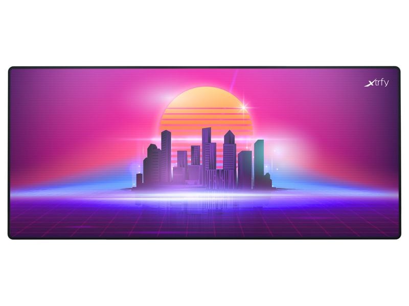 Cherry Gaming-Mausmatte XTRFY GP5 Retrowave XL Gaming Mousepad in XL-Grösse