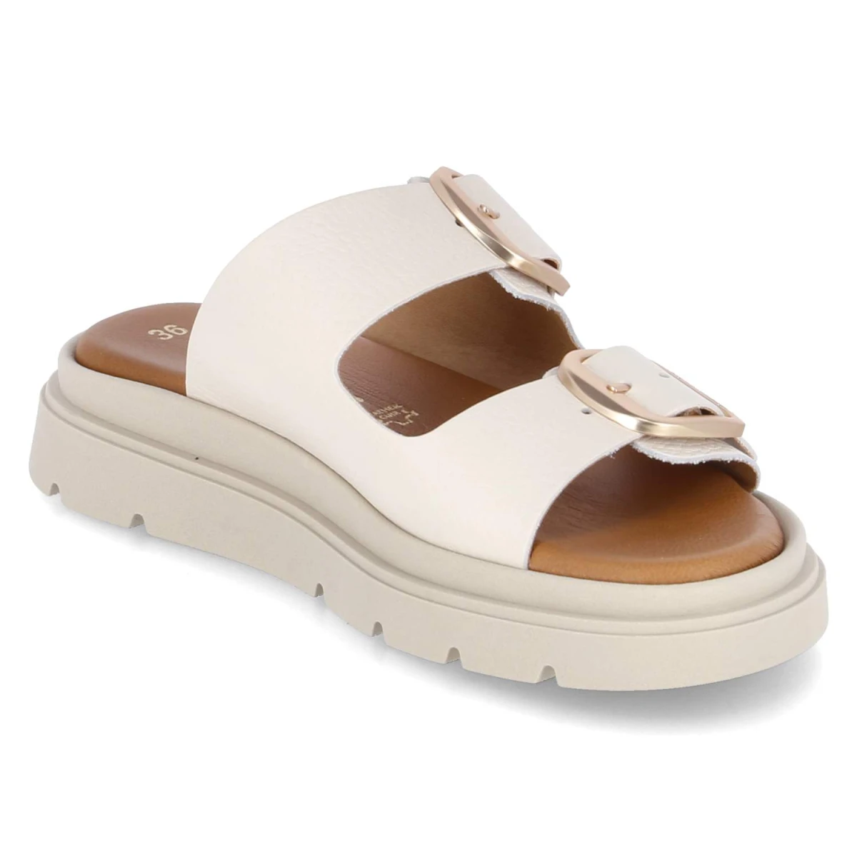 TamarisPantoletten - IVORY LEATHER