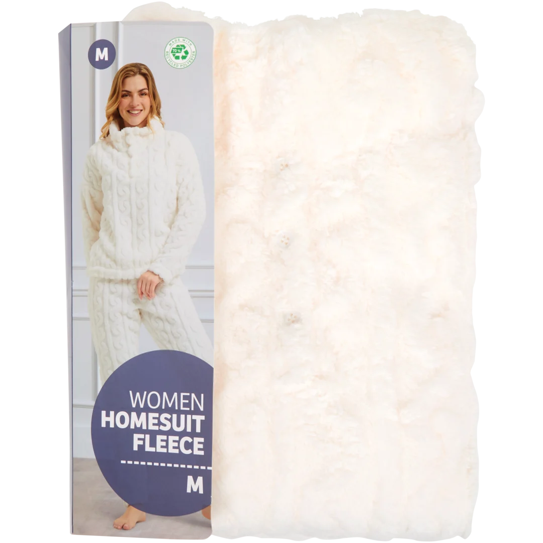Fleece huispak Maten S - XL | diverse kleuren
