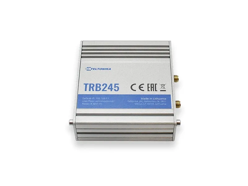 Teltonika TRB245 - Gateway - 100Mb LAN, RS-232, RS-485 - LTE - 3G, 4G - DC strøm