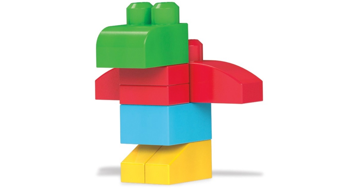 MattelFirst Builders - Big Building Bag (Classic), 60 stuks Constructiespeelgoed  (DCH55)