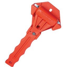 Marteau de sécurité brise-vitre - Support plombable - 165 x 68 mm