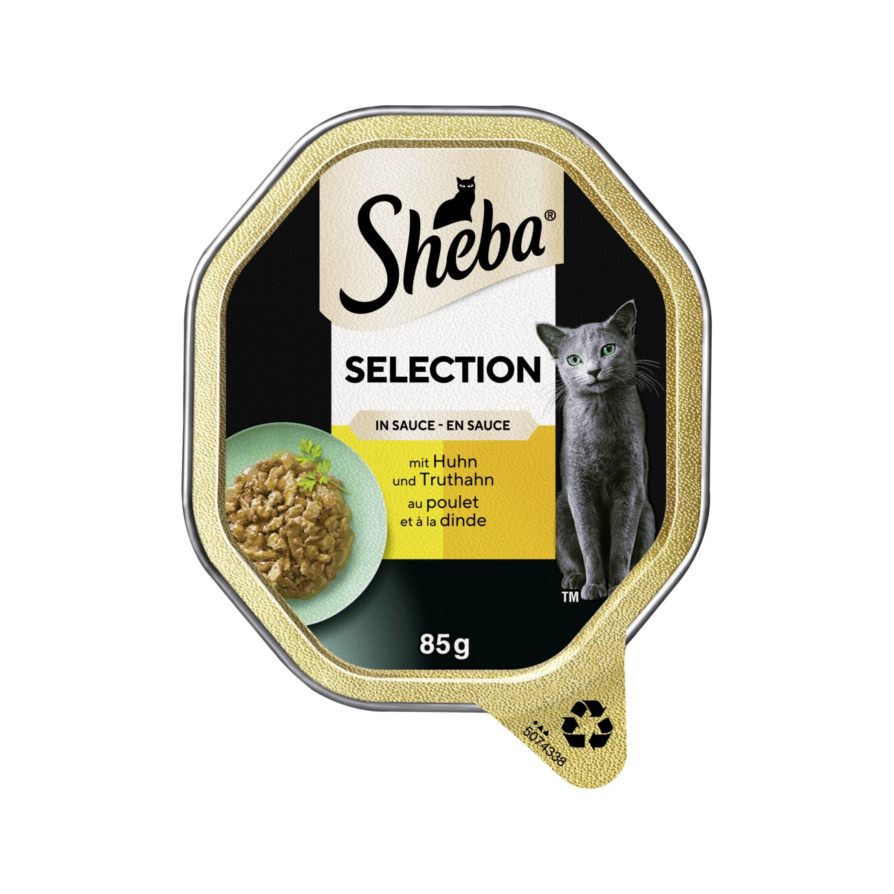 Sheba Selection in Sauce mit Huhn und Truthahn 22x85 g