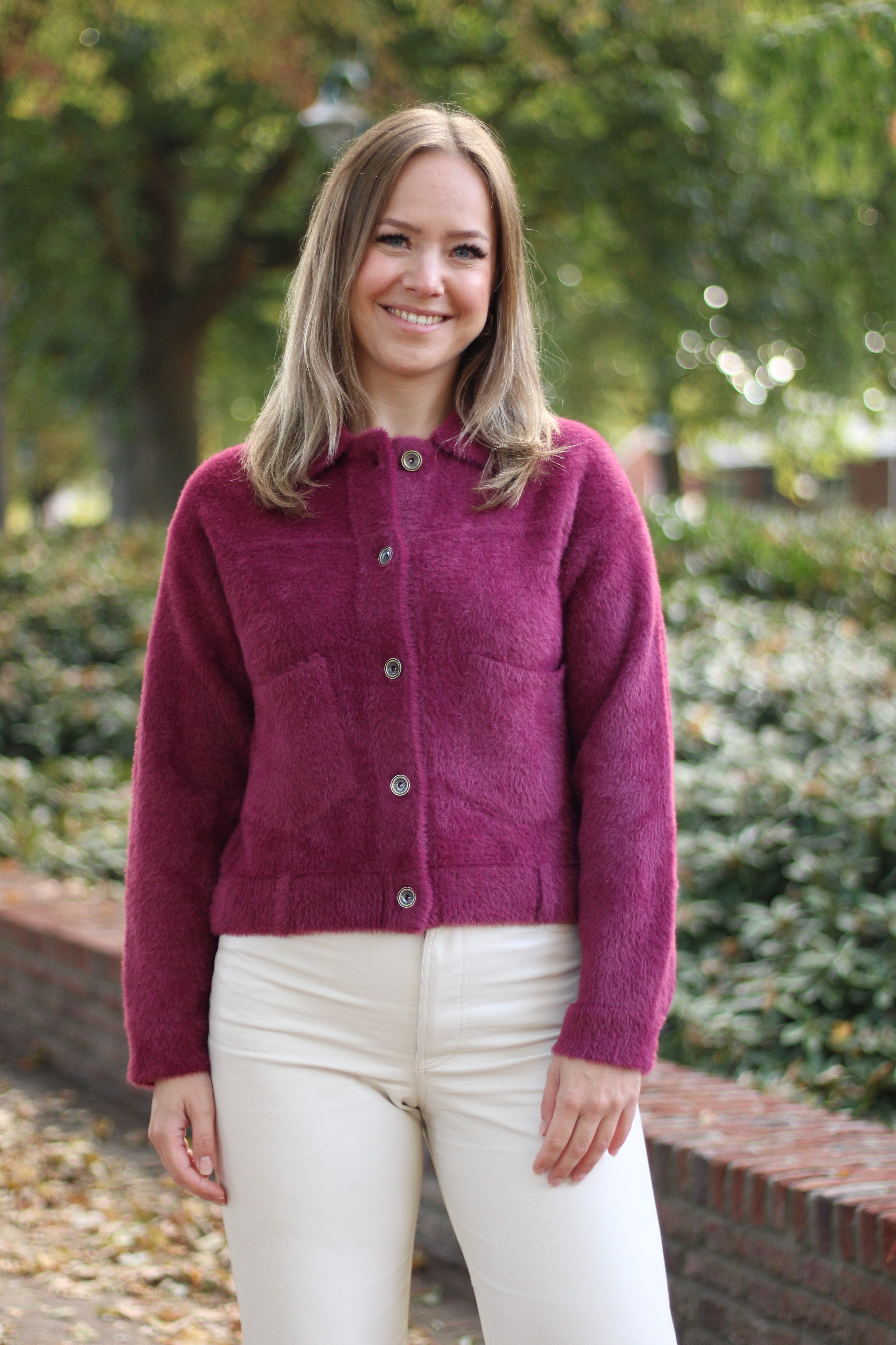 Rino & Pelle - Bubbly Boxy Jacket - Sugar Plum