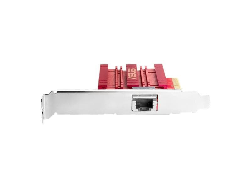ASUS Netzwerkkarte XG-C100C V2 10/5/2.5/1Gbps PCI-Express x 10GBase-T PCIe Netzwerkadapter mit Abwärtskompatibilität zu 5/2.5/1G und 100 Mbps, RJ45-Schnittstelle sowie integriertem QoS
