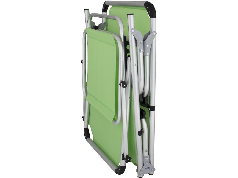 Eurotrail Liegestuhl Pebble Beach Lime Green Verstellbarer Liegestuhl