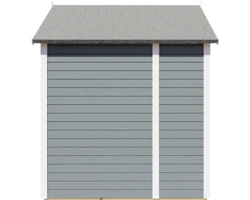 Konsta Fino 1 tuinhuis met vloer, 201 x 189 cm, lichtgrijs
