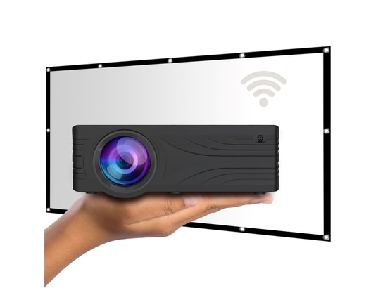 LA VAGUE - Vidéoprojecteur Home Cinéma Lv-hd240 wi-fi bundle vidéoprojecteur led avec écran lv-sta...