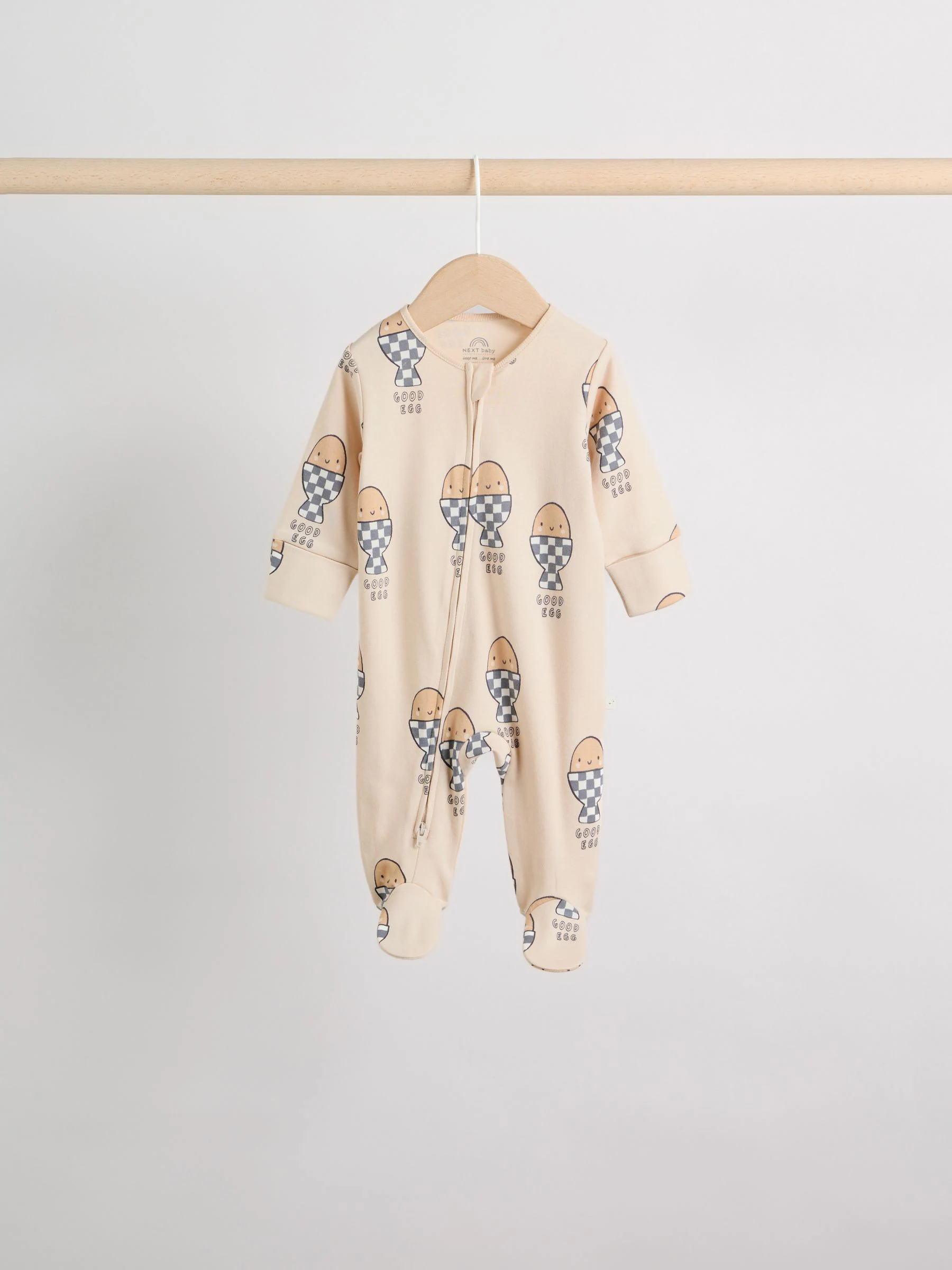 Mineraalkleurig - 4 Pack Baby-pyjama's met tweewegrits (0mnd -2jr)