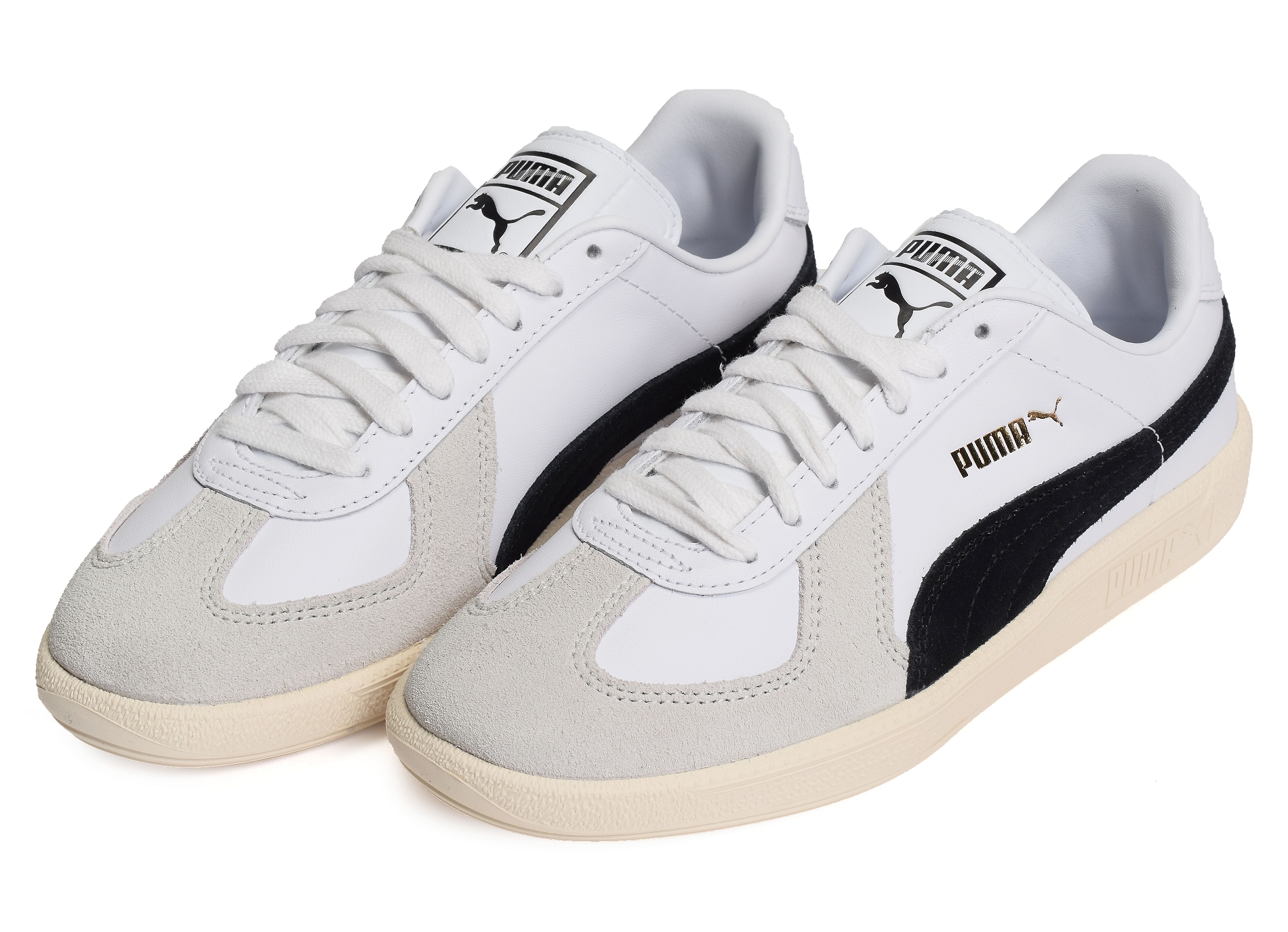 Army trainer blanc noir