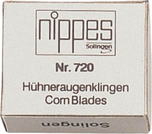 Nippes Ersatzklingen Hornhauthobel, 20 Stück