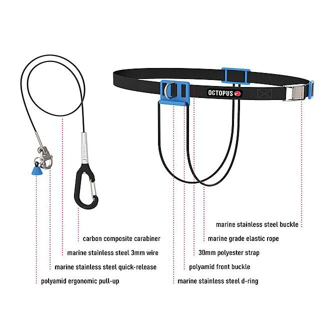 OCTOPUS - LONGE DE CEINTURE OCTOPUS
