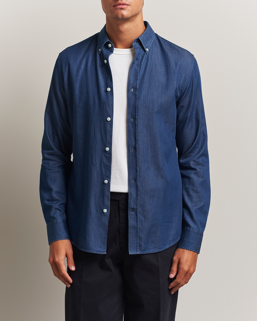 Tiger of Sweden Adley Slim Fit Denim Shirt Medium Blue