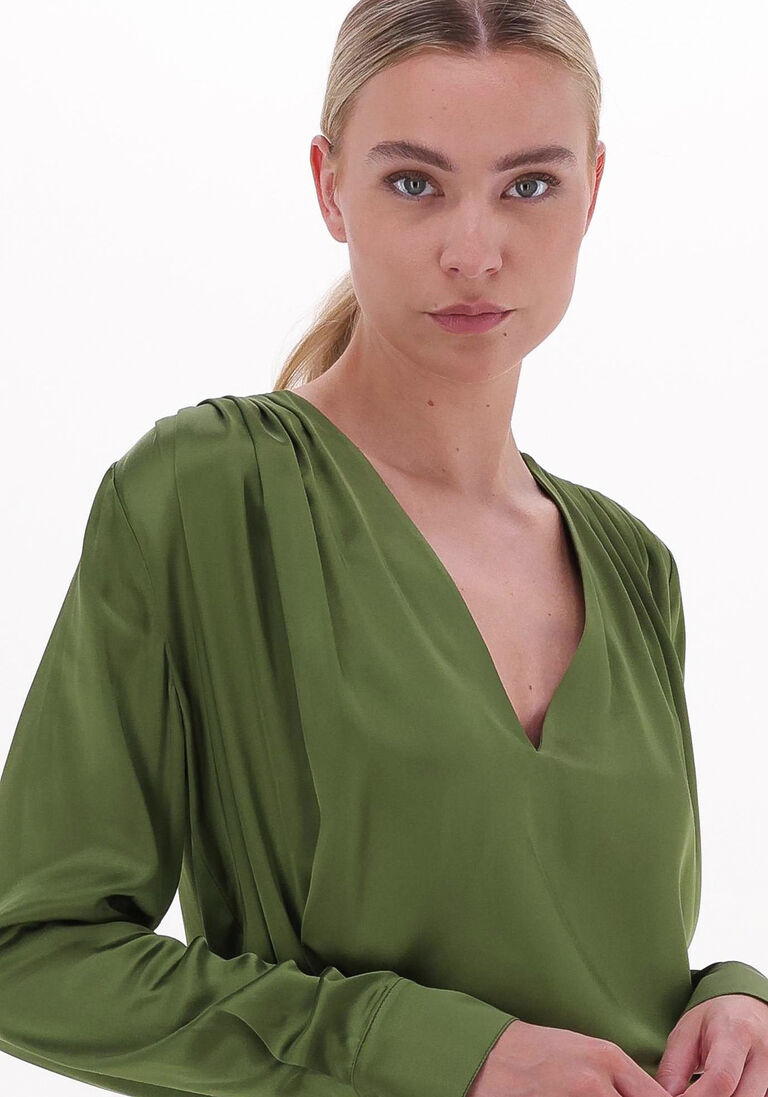 CHPTR-S groene chptr-s blouse sparkle top