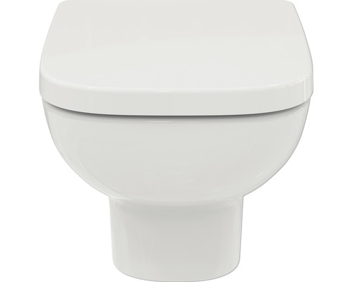 Ideal Standard wandclosetset i.life A, randloos, glanzend wit, met toiletzitting T467101