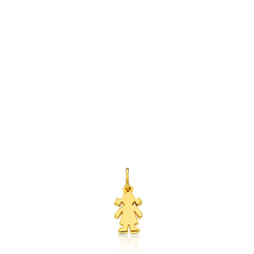 Pingente e anel Sweet Dolls em ouro.