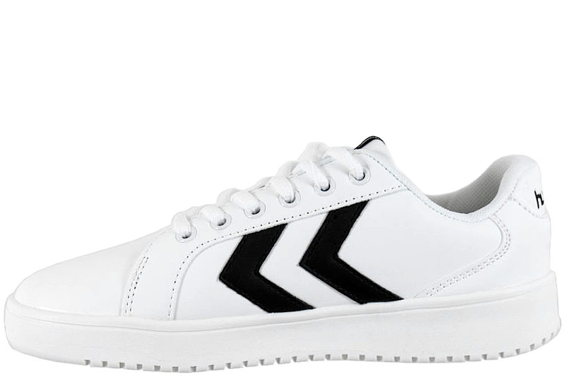 HUMMEL DERBY COURT LC JR SKO I HVIDT PU
