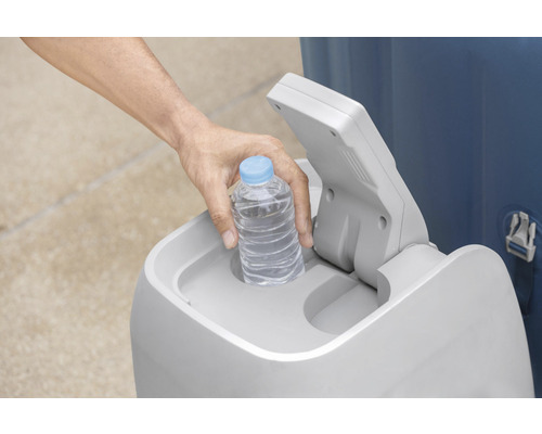 Bestway® LAY-Z-SPA® WiFi Milan AirJet Plus™ opblaasbare hottub met 140 luchtjets, geïntegreerd verwarmingssysteem, multifunctionele pomp en app-bediening, blauw