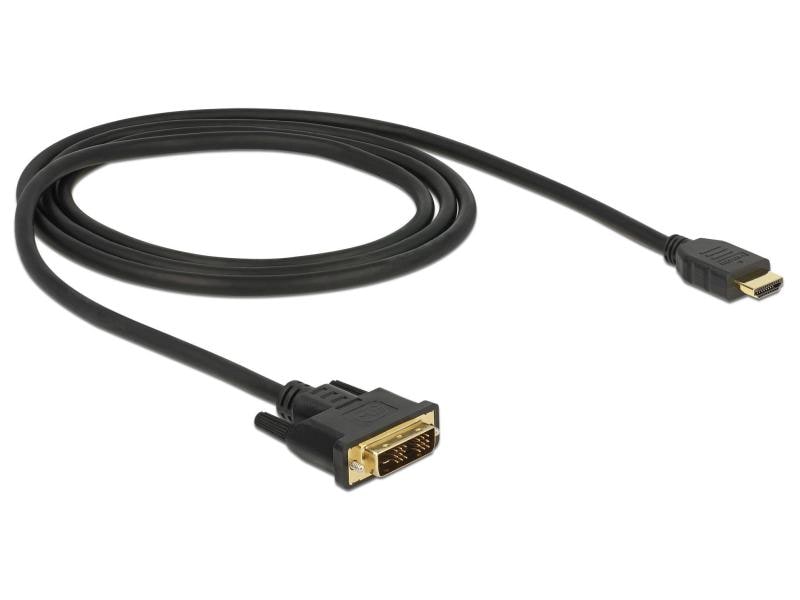 Delock Kabel DVI-D – HDMI Typ A, 1 m DVI-D - HDMI, 1 m Video-Kabel
