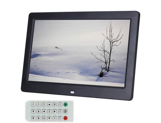 YONIS - Cadre photo numérique ecran lcd 10.1 pouces horloge alarmes...